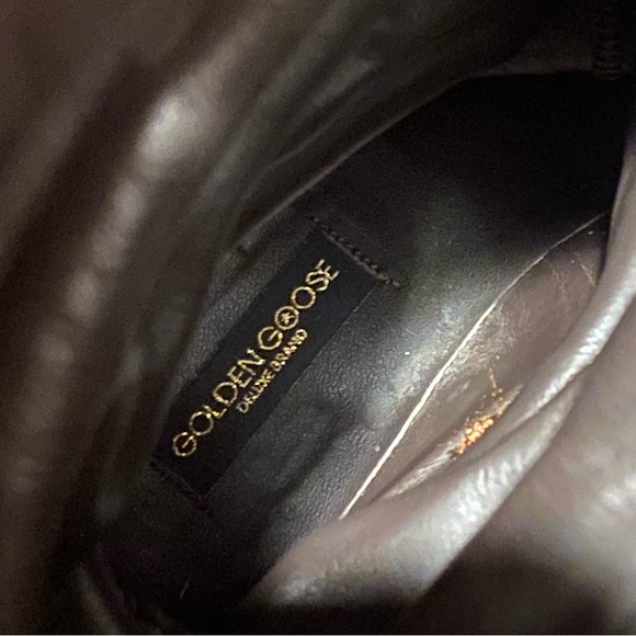 Golden goose distressed brown tall riding boots gently used - Picture 4 of 13